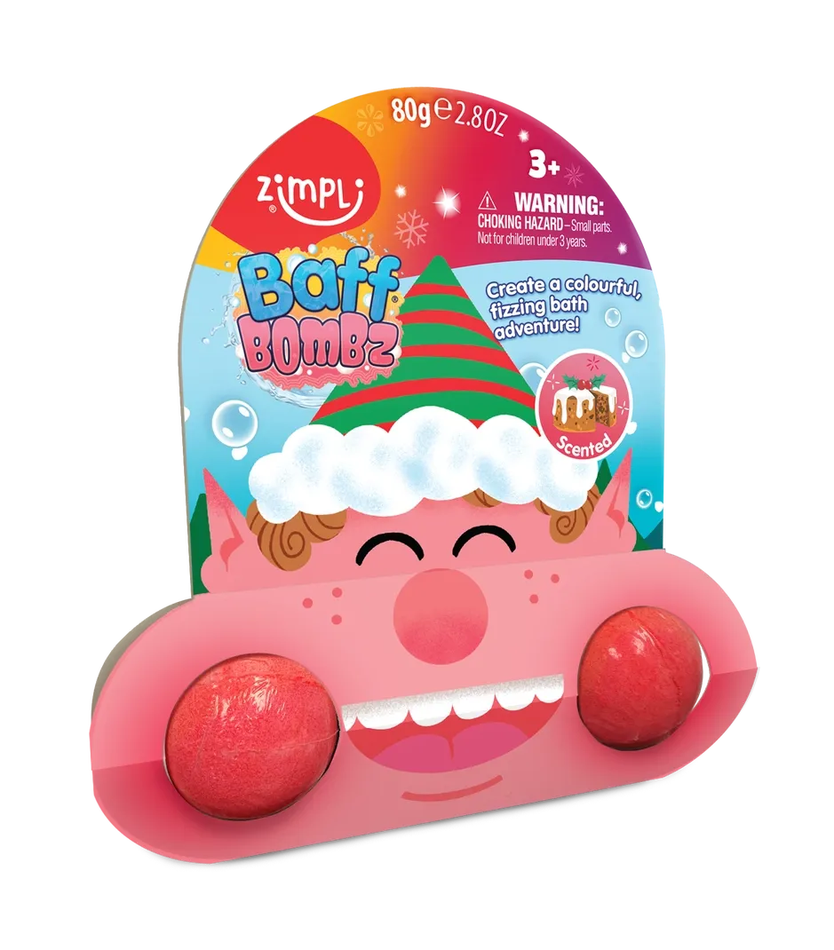 Zimpli Kids Xmas Elf bombe da bagno 2x35 g