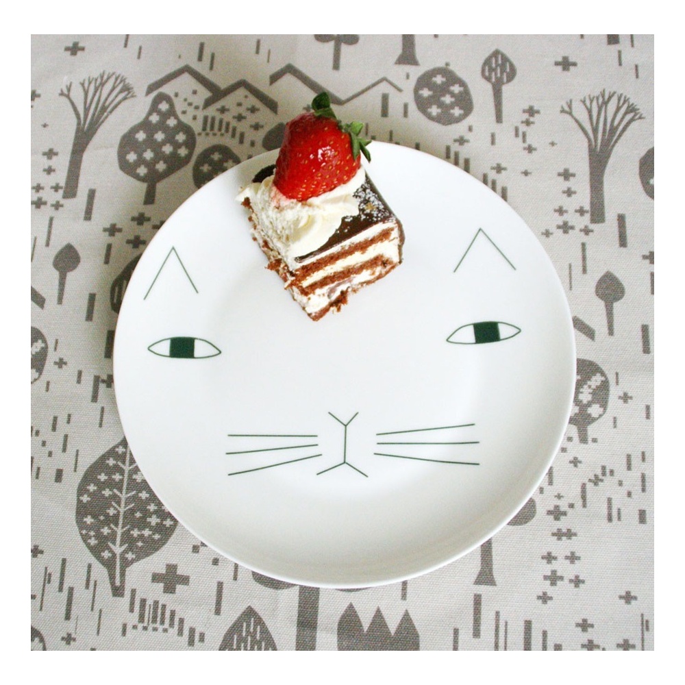 Donna Wilson Mog piatto in porcellana 21 cm
