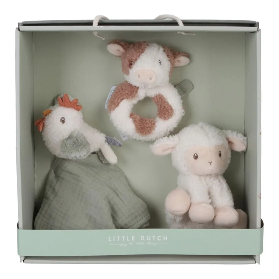Little Dutch Little Farm set regalo neonato 3 pezzi