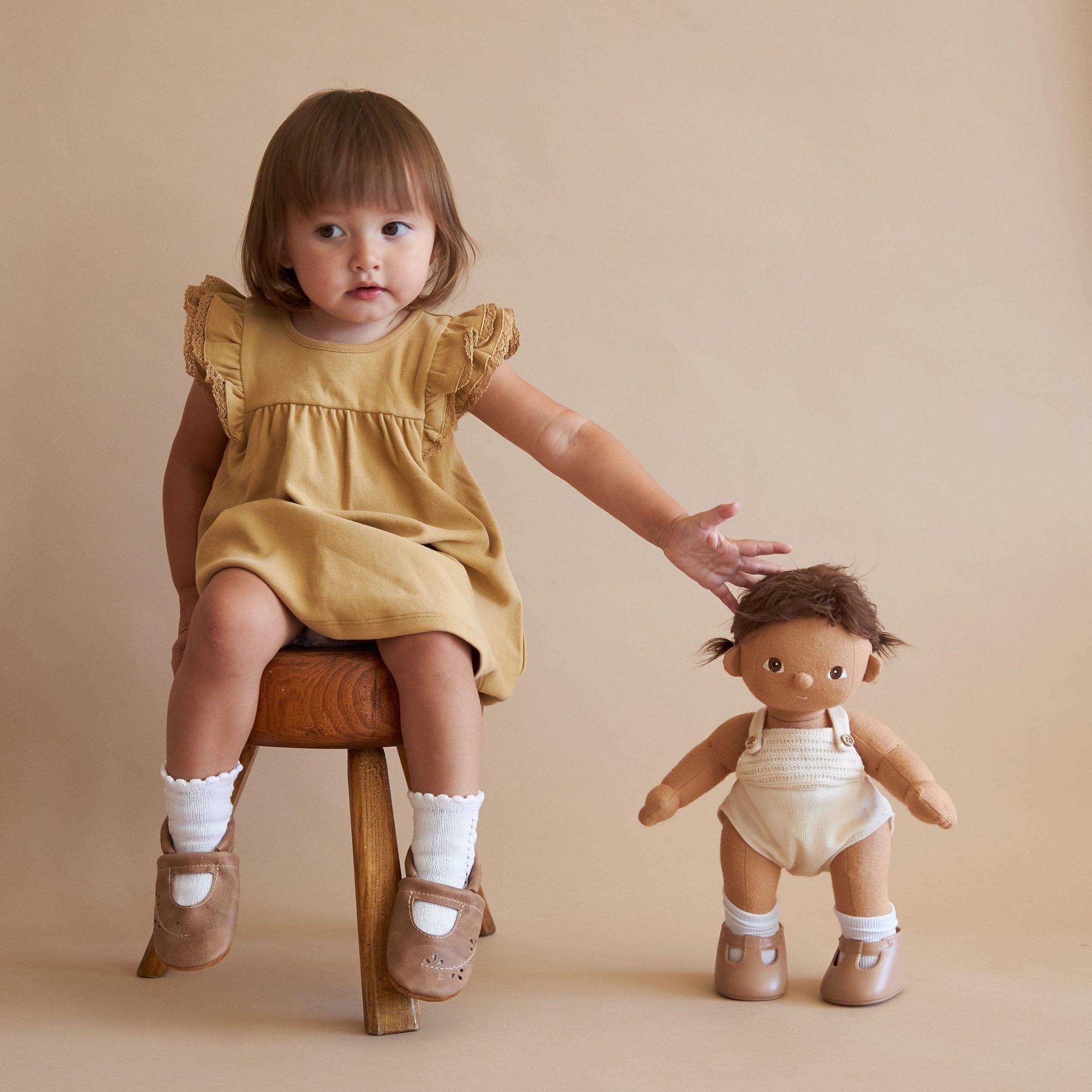 Olliella Dinkum Dolls Sprout bambola morbida vestito incluso
