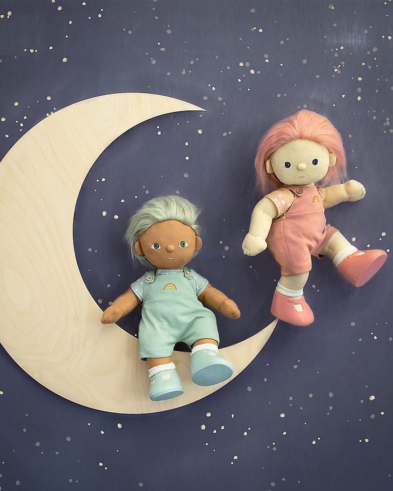 Olli Ella Dinkum Dolls Cricket bambola stoffa con vestito