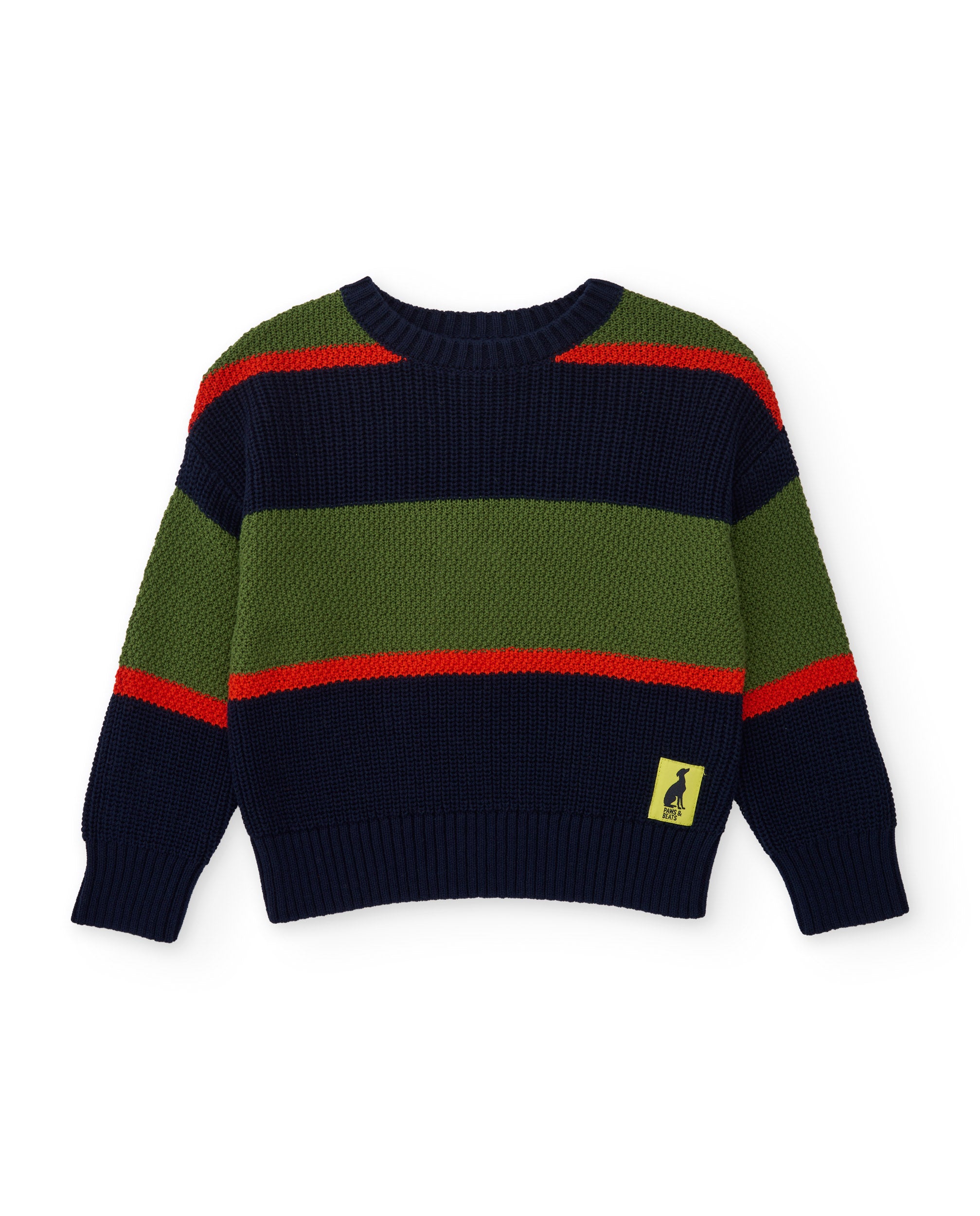 Tuc Tuc maglione bambino righe blu navy caldo