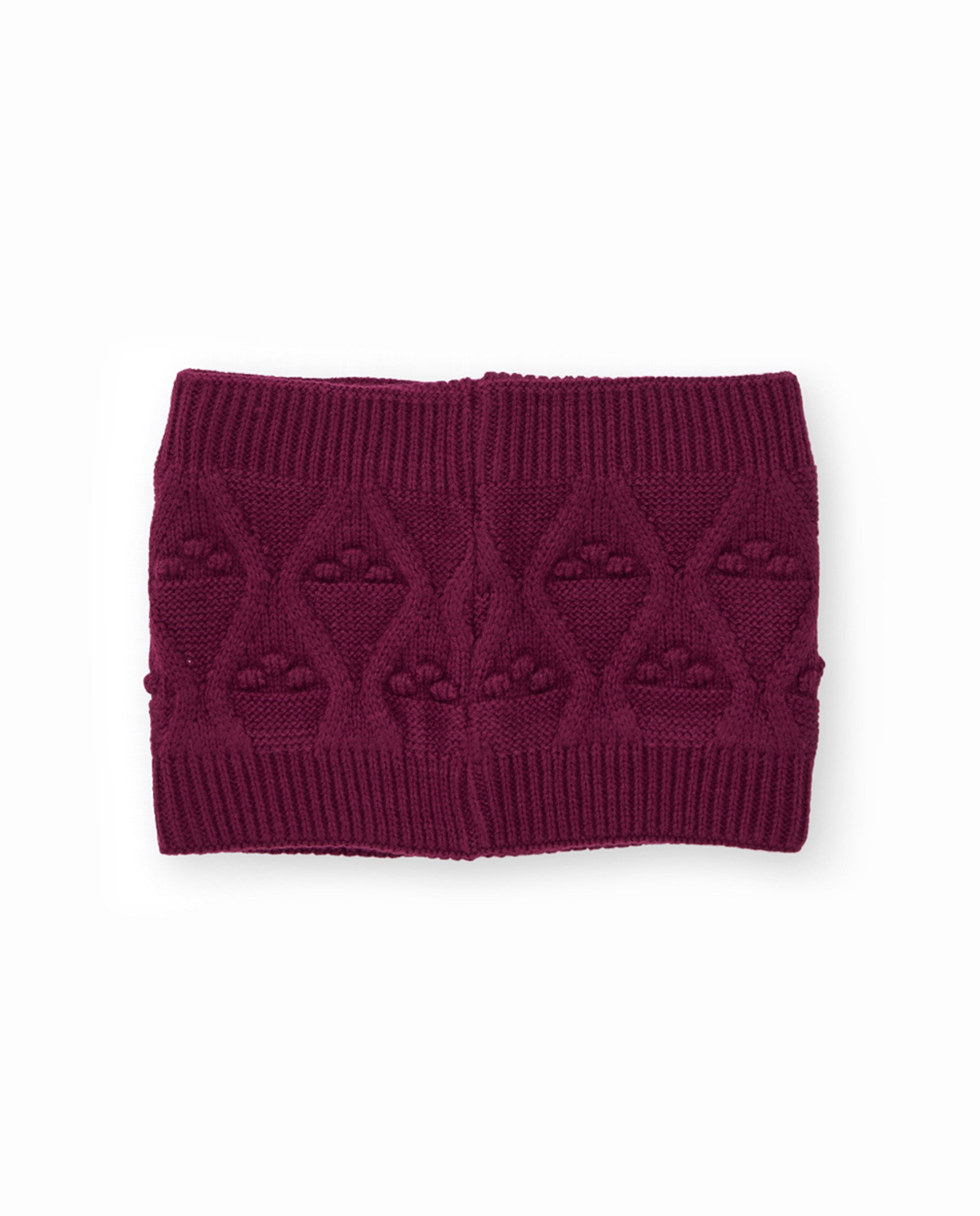 Tuc Tuc scaldacollo maglia bordeaux bimba