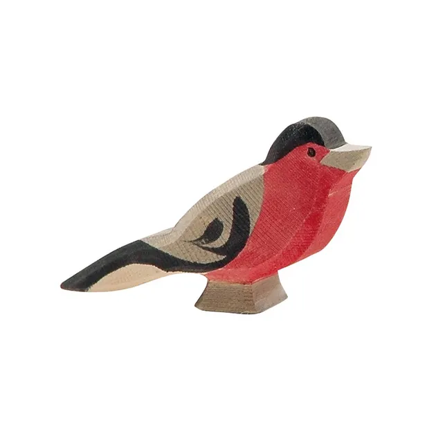 Ostheimer Ciuffolotto Uccellino Legno 3,5 cm