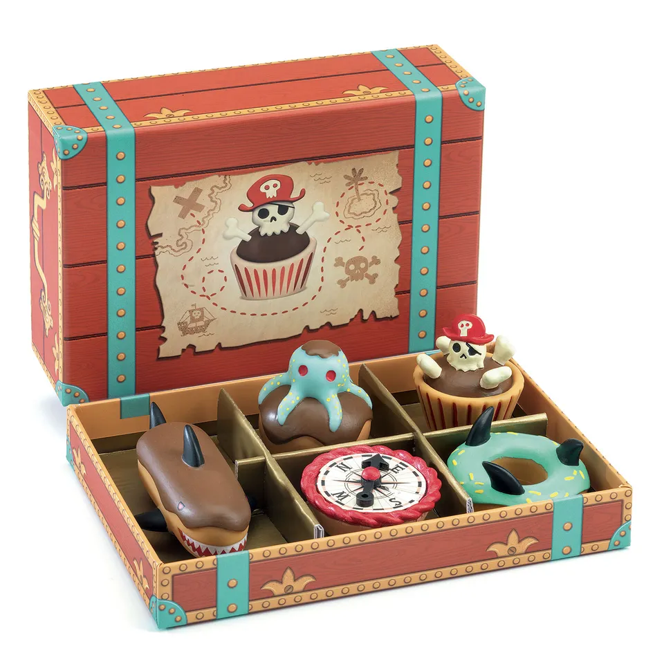 Djeco Pasticcini dei Pirati set dolcetti legno