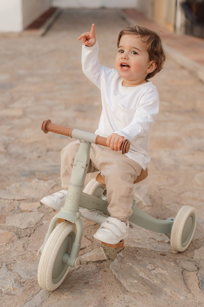 Little Dutch triciclo evolutivo verde 4in1 1-3 anni