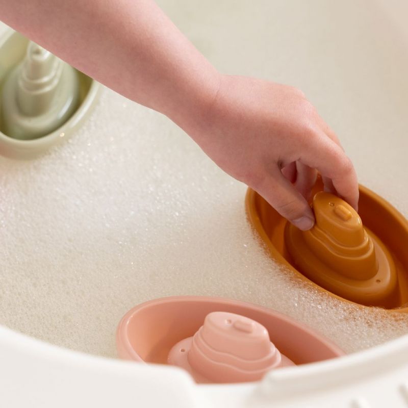 Little Dutch barchette bagnetto rosa set 4 impilabili
