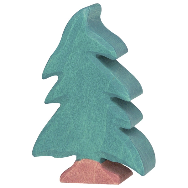 Holztiger Abete Piccolo figura in legno dipinta a mano