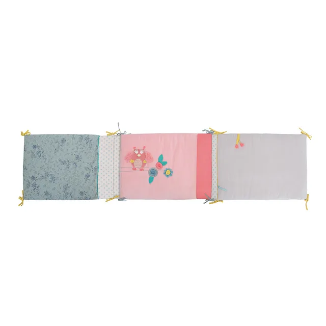 Moulin Roty Mademoiselle paracolpi 190x42 grigio rosa