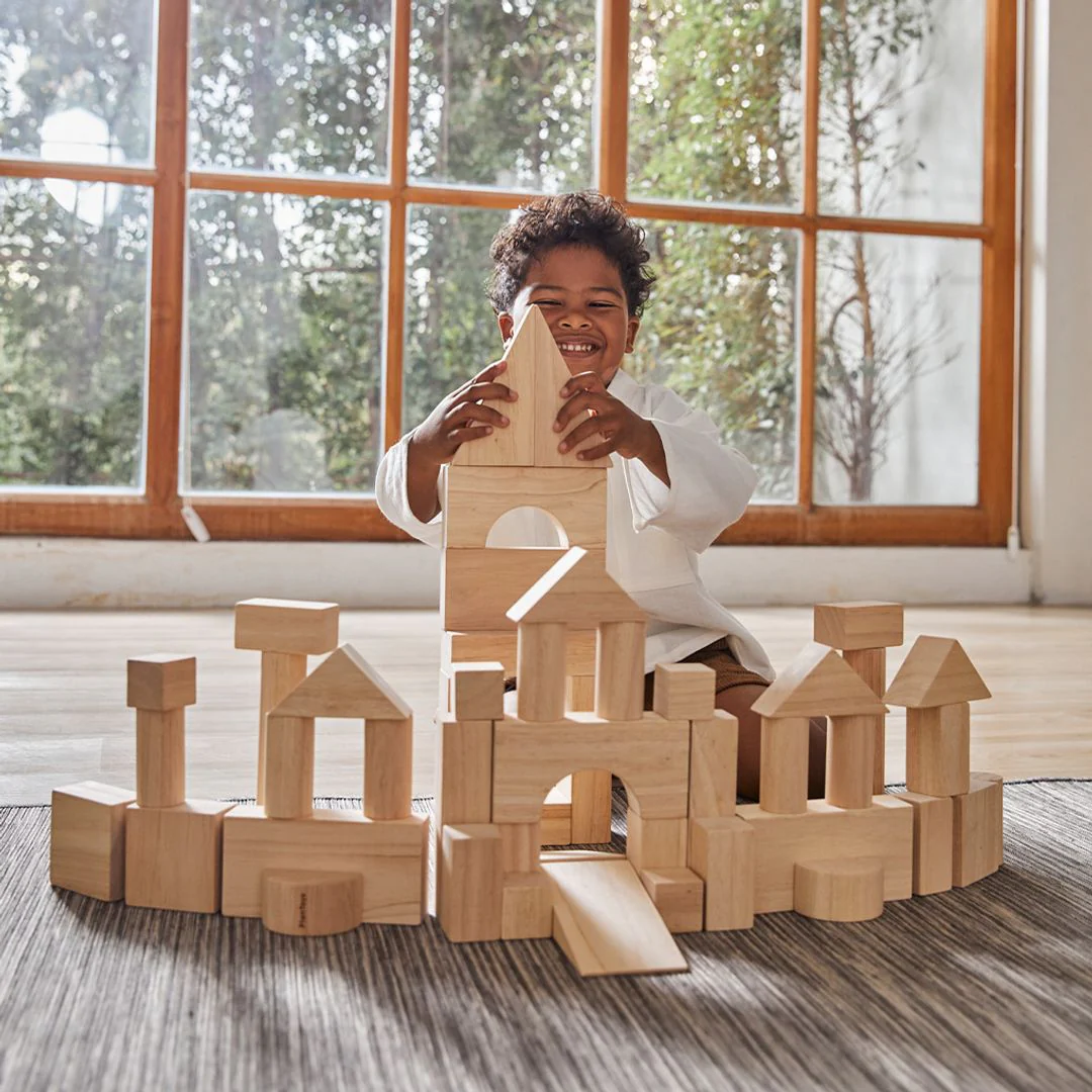 PlanToys Mega Costruzioni legno naturale 50 pezzi