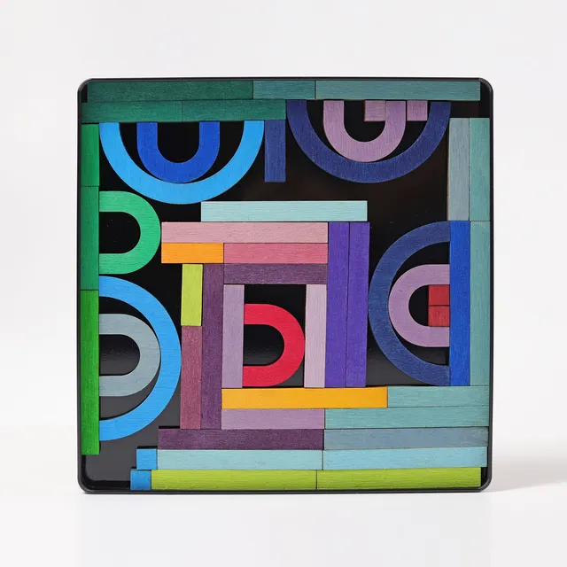 Grimm's Letter Shapes puzzle magnetico lettere 77 pz