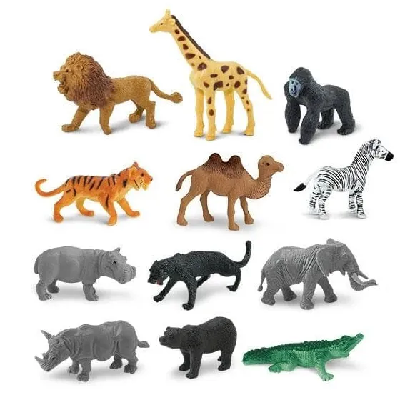 Safari Ltd Wild Toob animali selvatici 12 pezzi