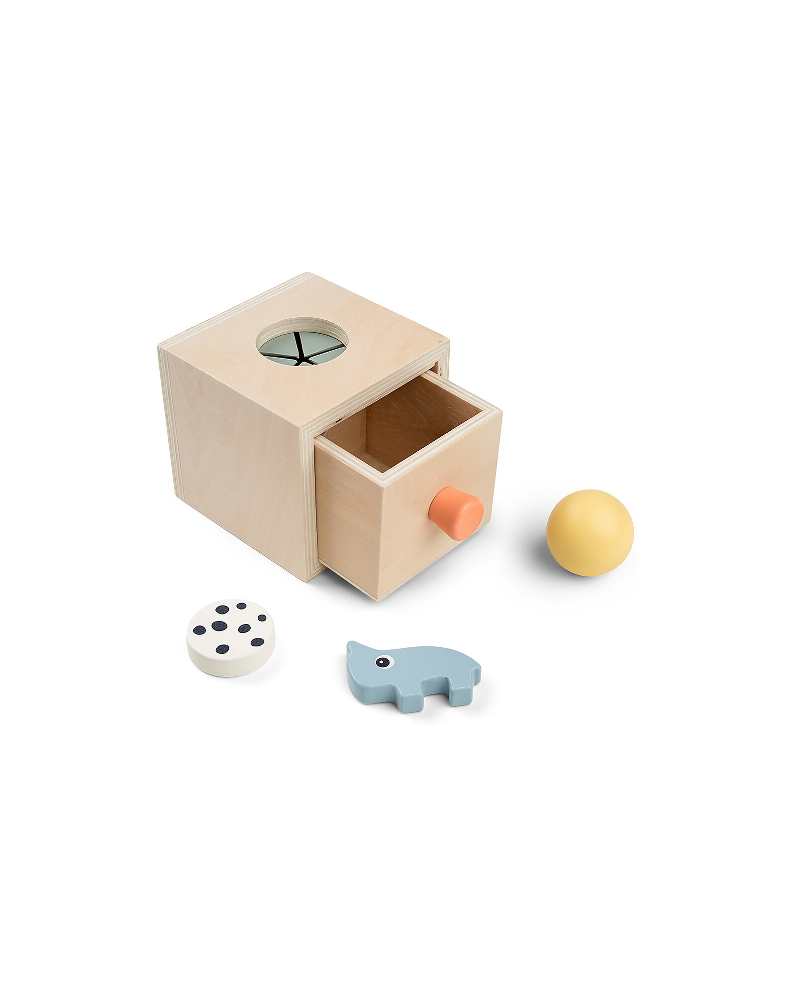 Done by Deer Permanence Box gioco legno prima infanzia