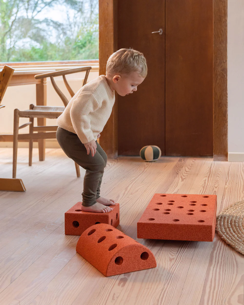 MODU Curiosity Set gioco costruzioni Orange-Green 14 pezzi