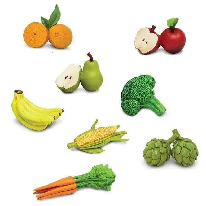 Safari Ltd Toob Frutta e Verdura miniature 8 pezzi