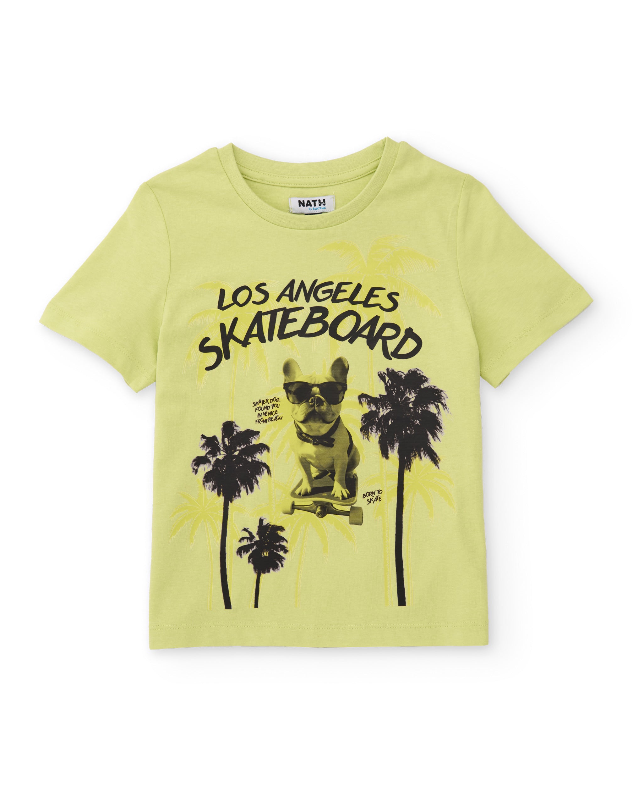 Tuc Tuc maglietta bambino verde cotone California