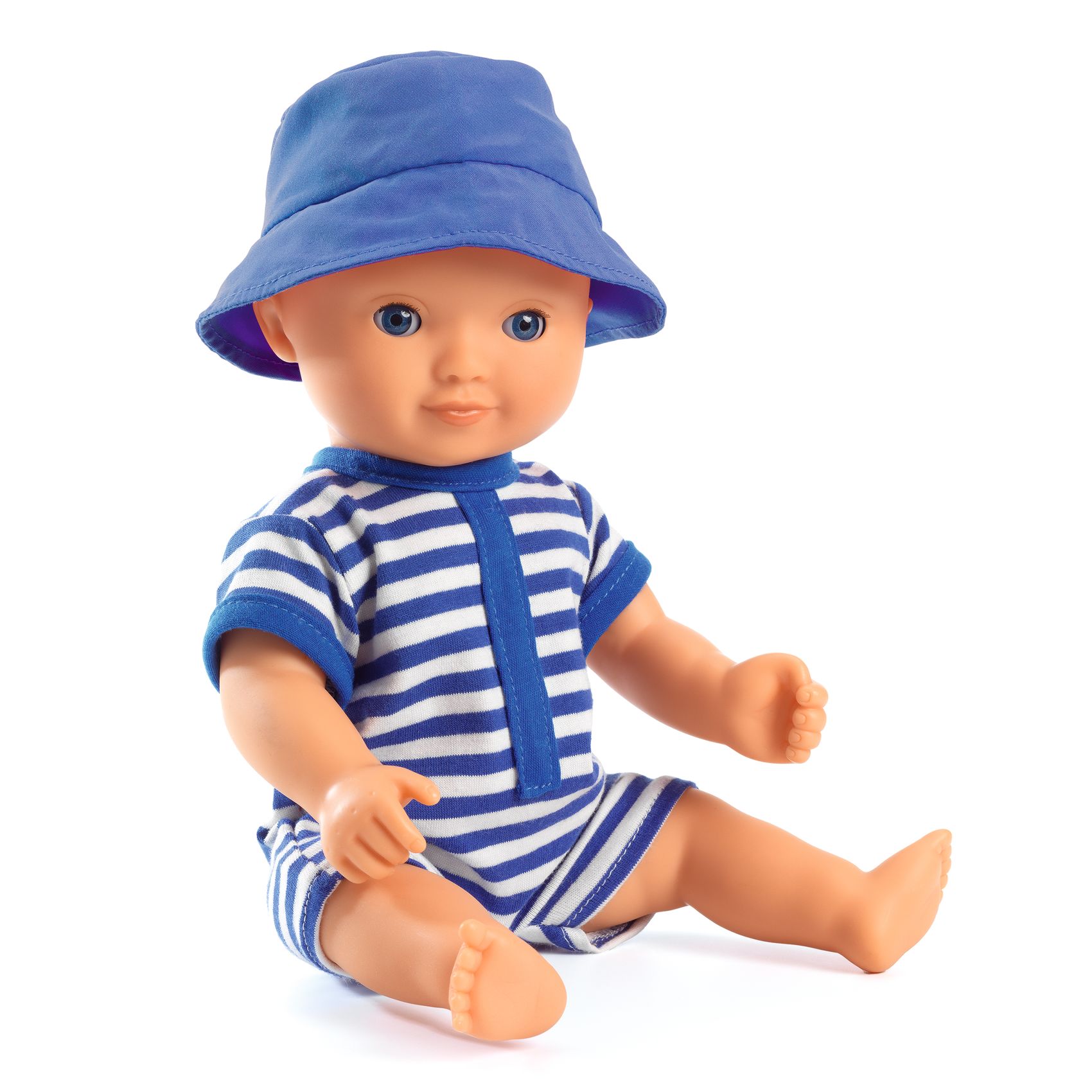 Djeco Pomea Baby Olive bambola da bagno 32 cm vinile