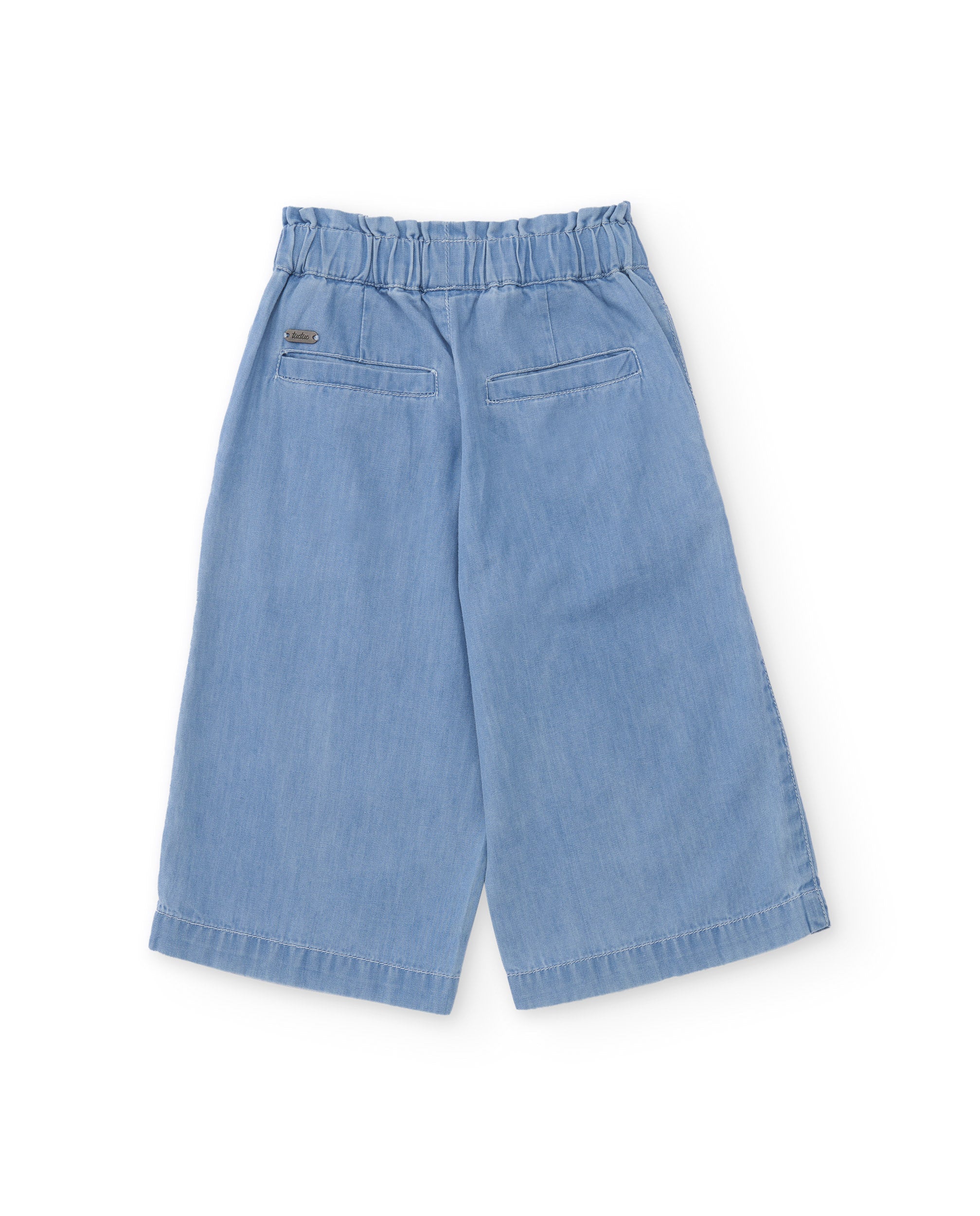 Tuc Tuc pantaloni denim chiaro bambina culotte
