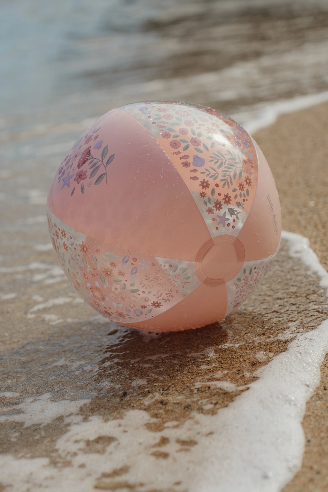 Little Dutch pallone spiaggia rosa sirene 35 cm PVC