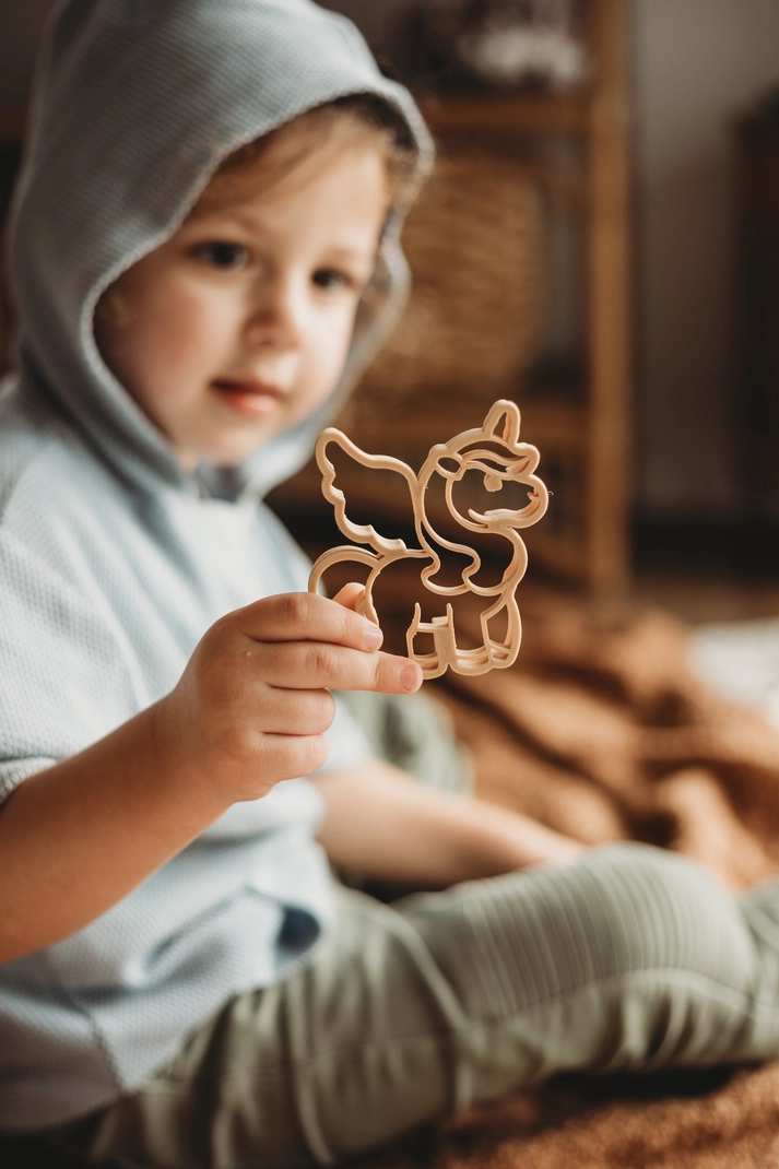 Kinfolk Pantry Fairytale Unicorn set 4 formine pasta modellabile eco