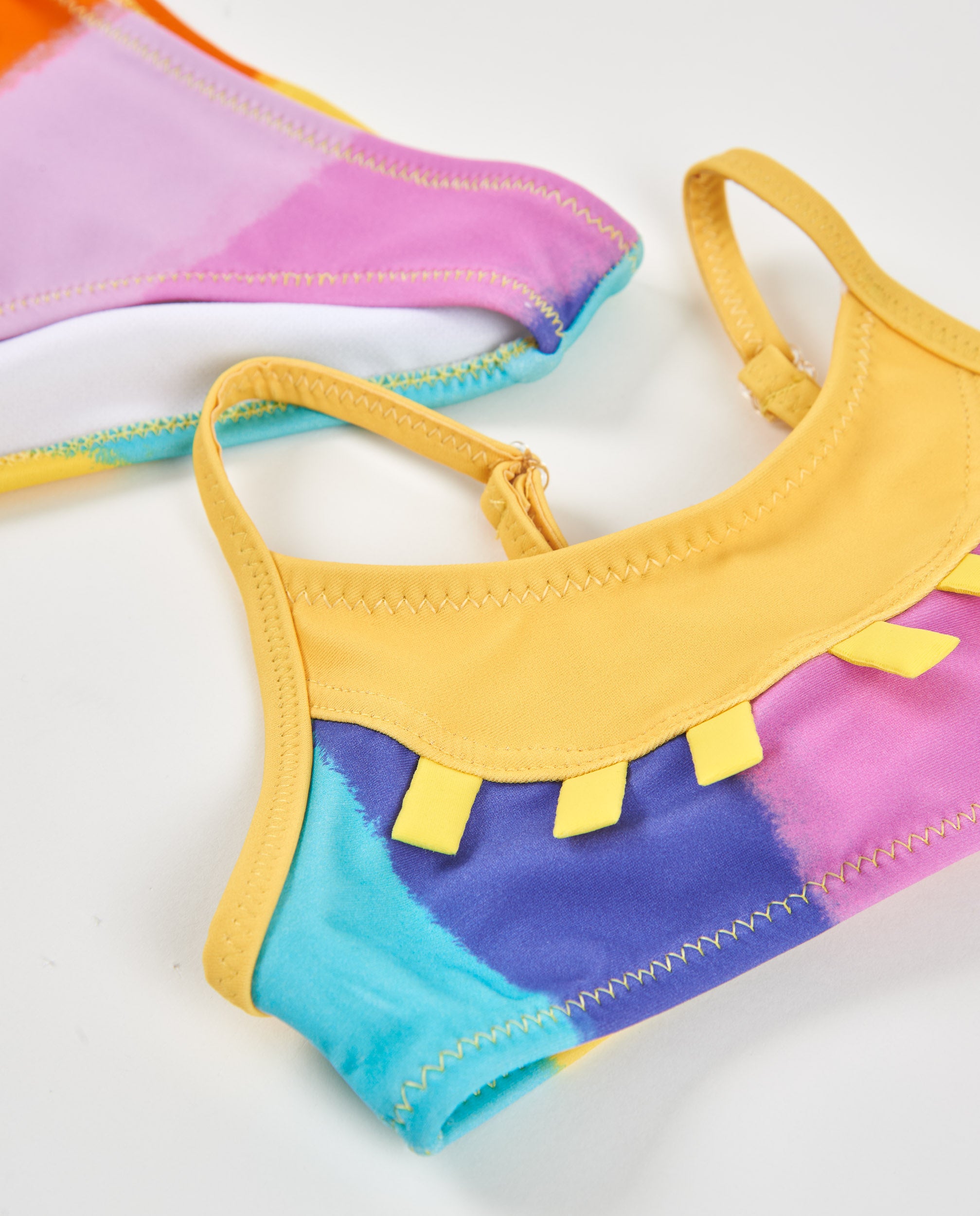 Tuc Tuc bikini bimba rosa con laccetti costume mare