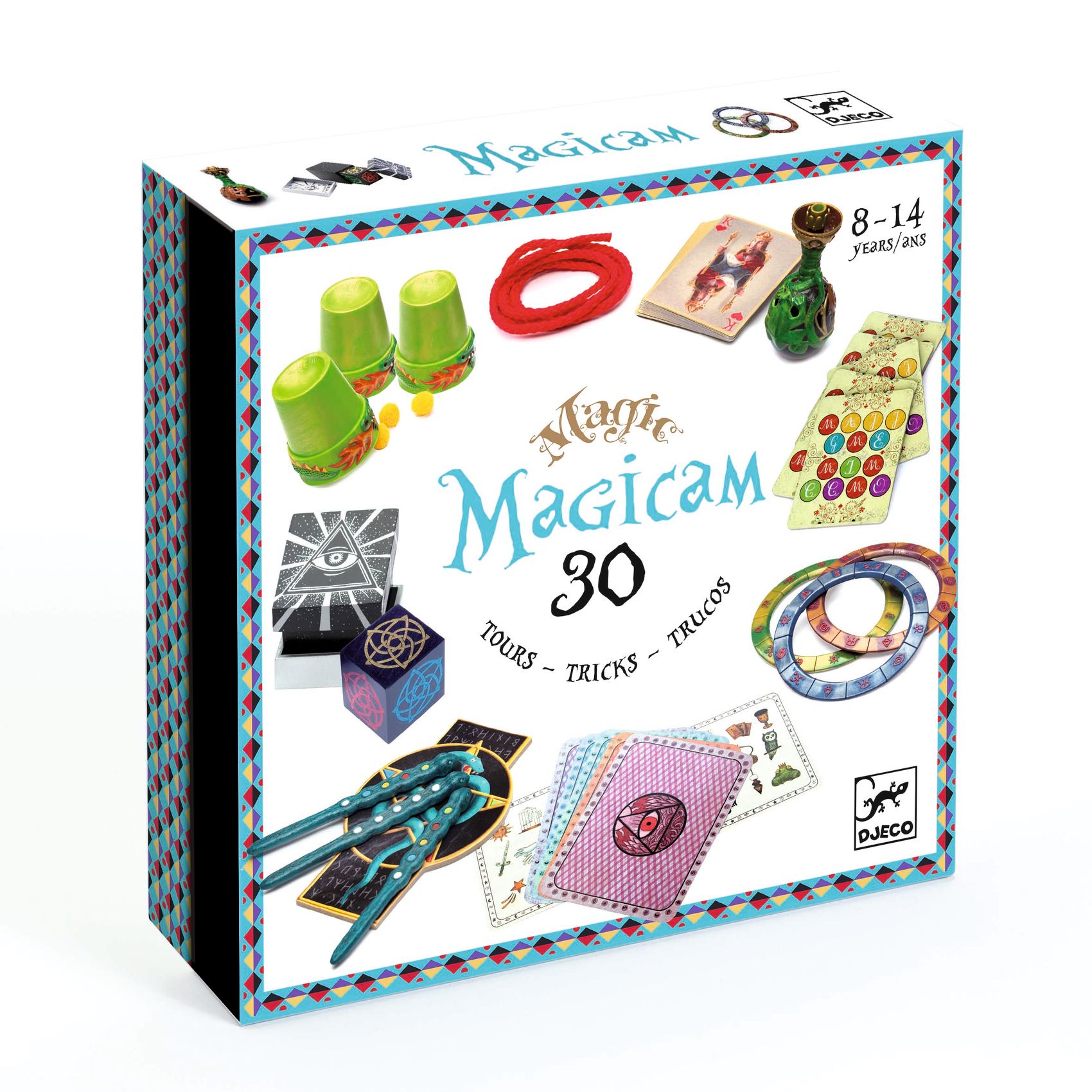 Djeco Magicam scatola magia 30 trucchi 8-14 anni