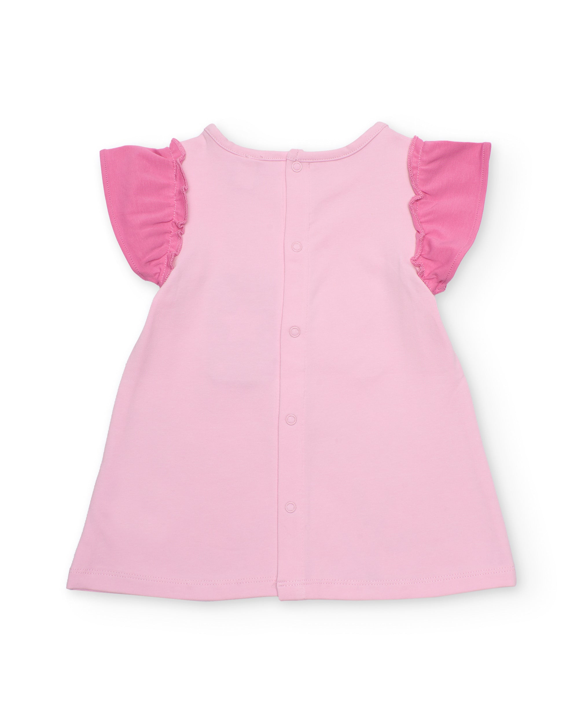 Tuc Tuc vestito neonata rosa libellula con mutandina