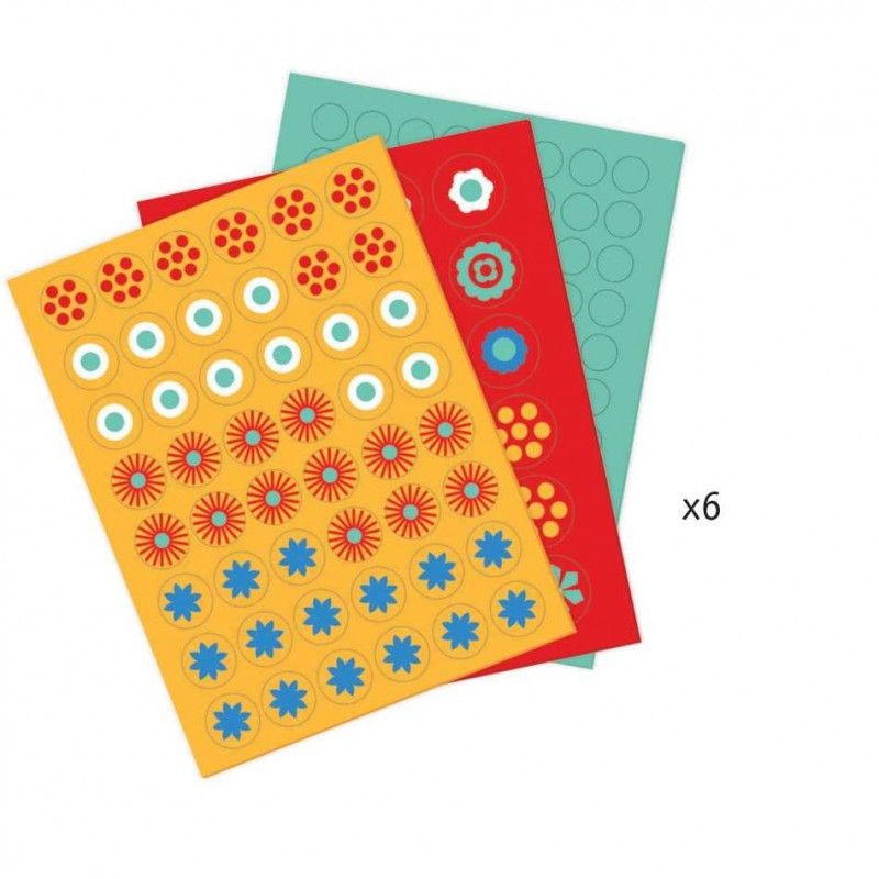 Djeco Mosaico Milfiori set creativo 300 stickers