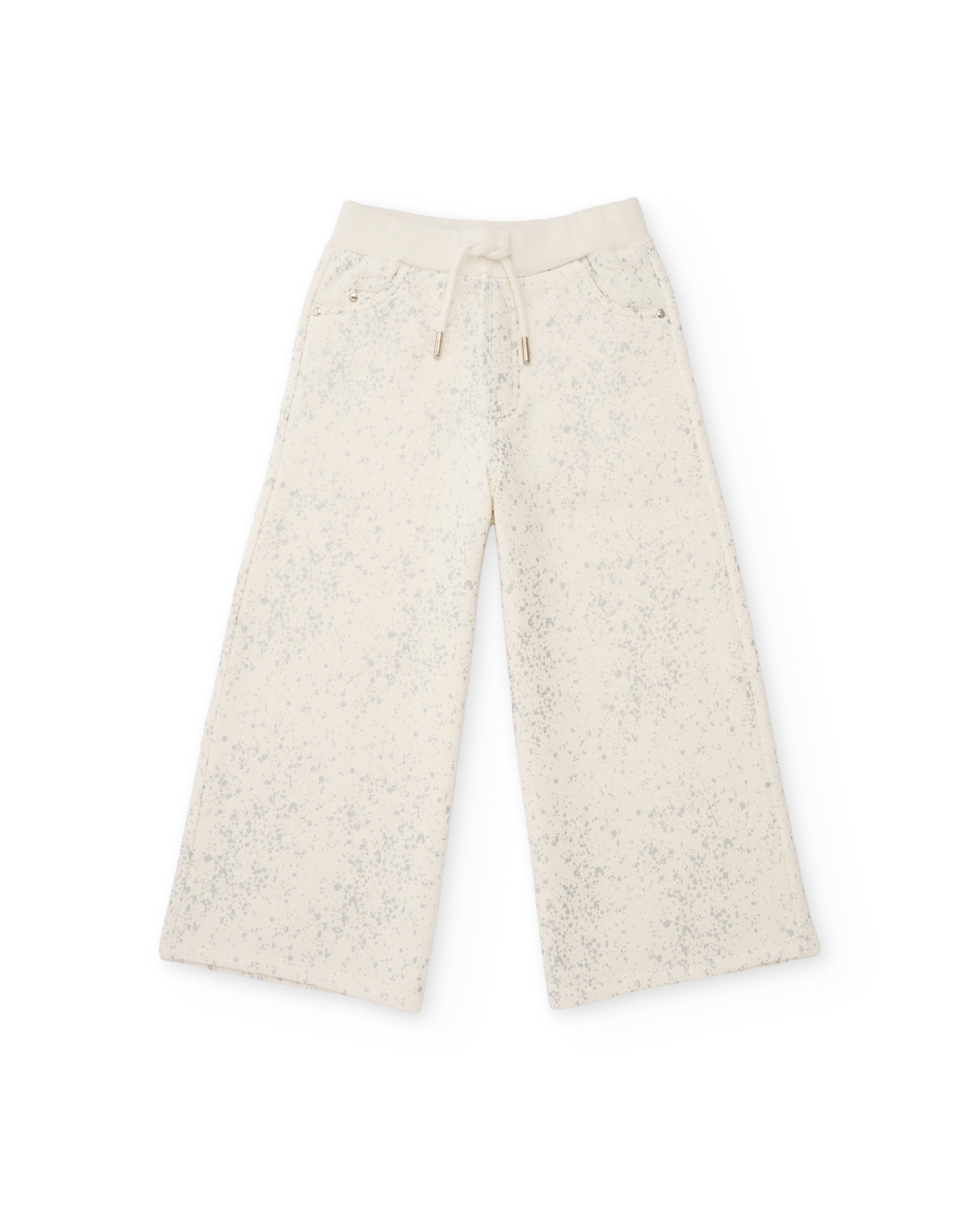 Tuc Tuc pantalone tuta bambina bianco felpa comoda
