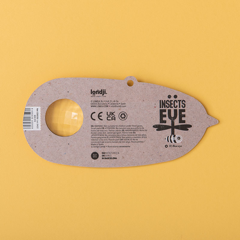 Londji Bee Eye lente caleidoscopio ape