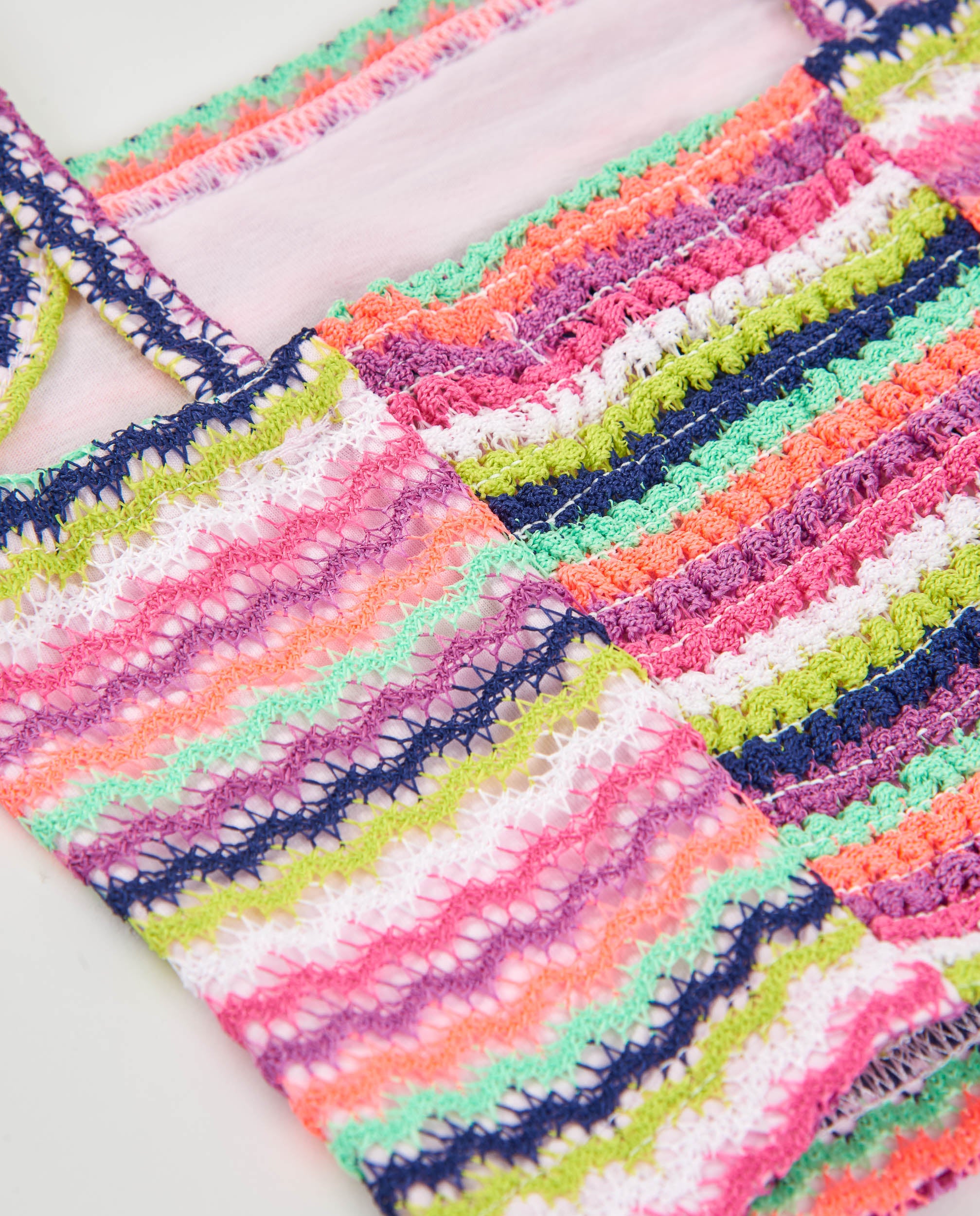 Tuc Tuc top bambina rosa zigzag multicolore