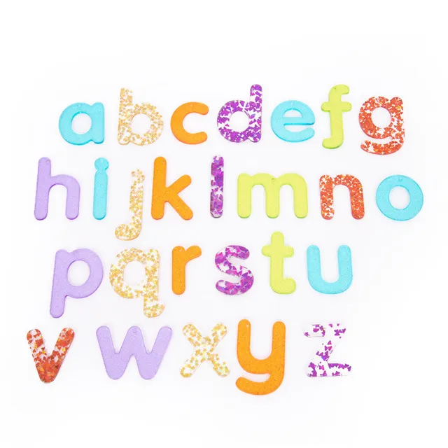 TickiT Lettere Alfabeto Acrilico Glitter Set 26 Pezzi 7 cm