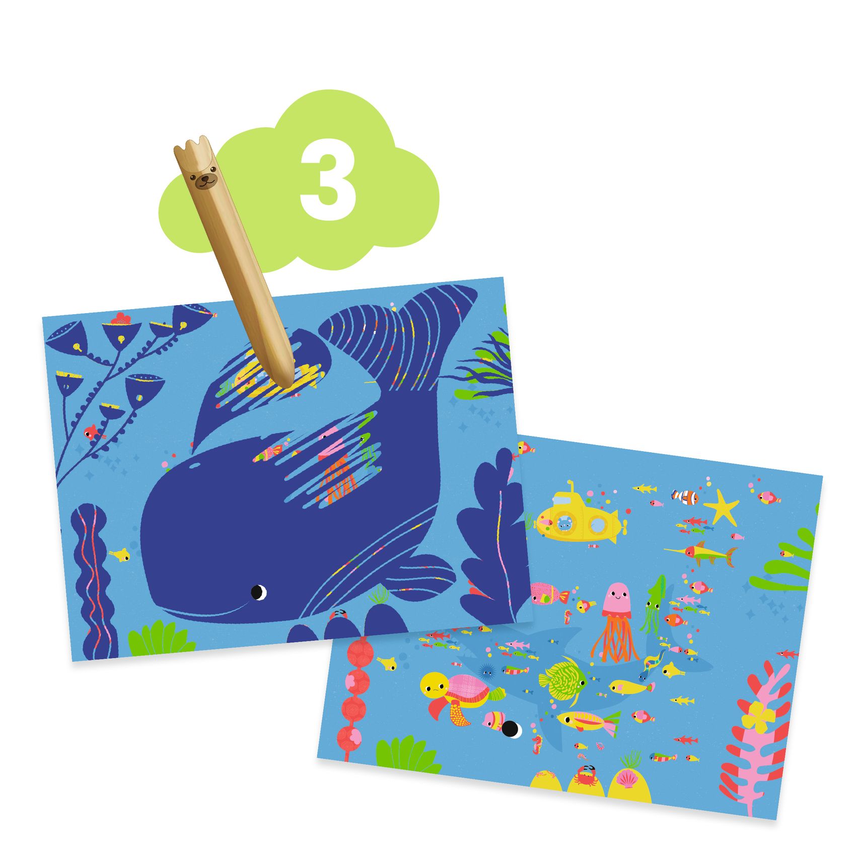 Djeco Set Artistico Multi Attività 18 Mesi 6 Attività