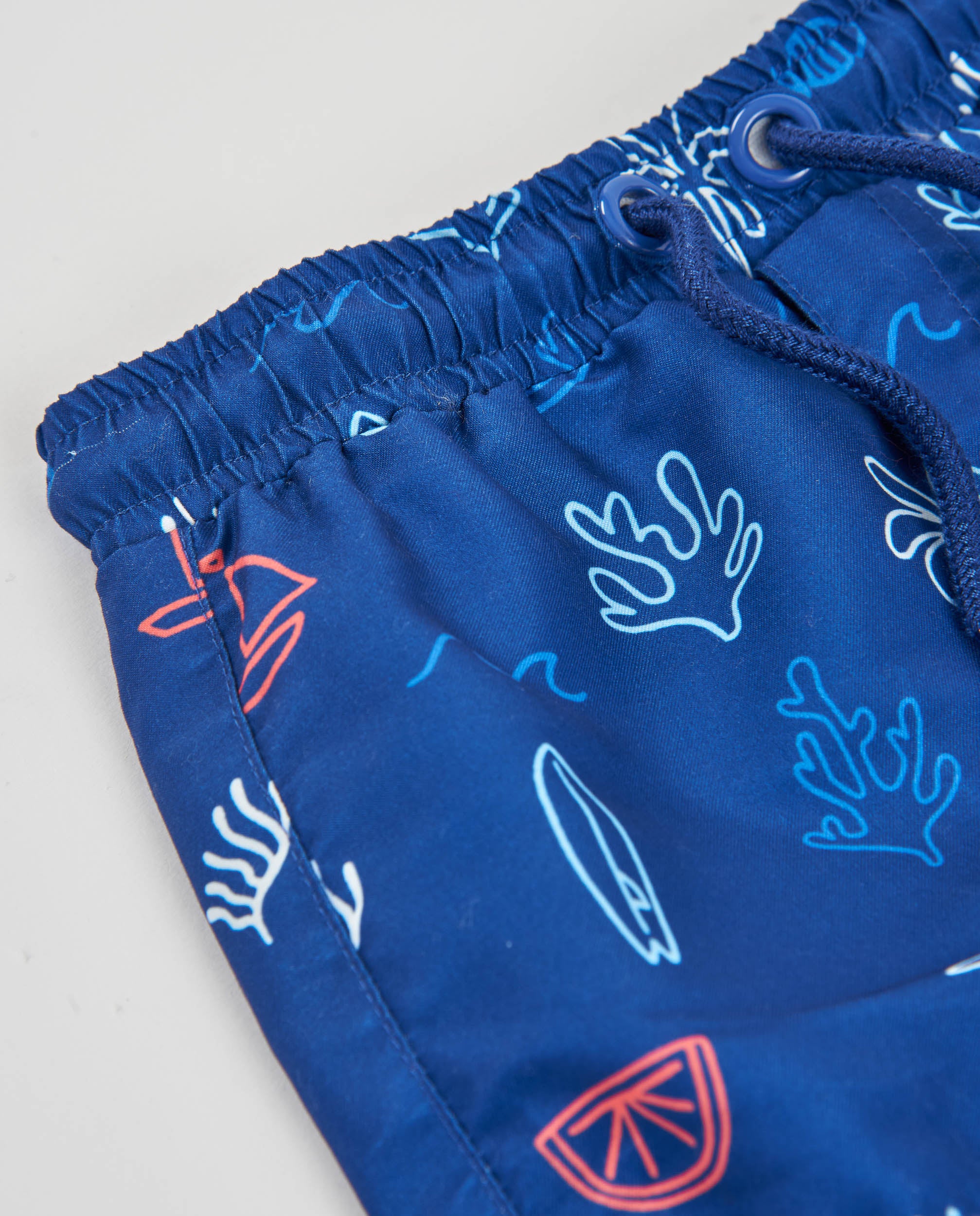 Tuc Tuc costume bambino boxer mare blu stampa marina