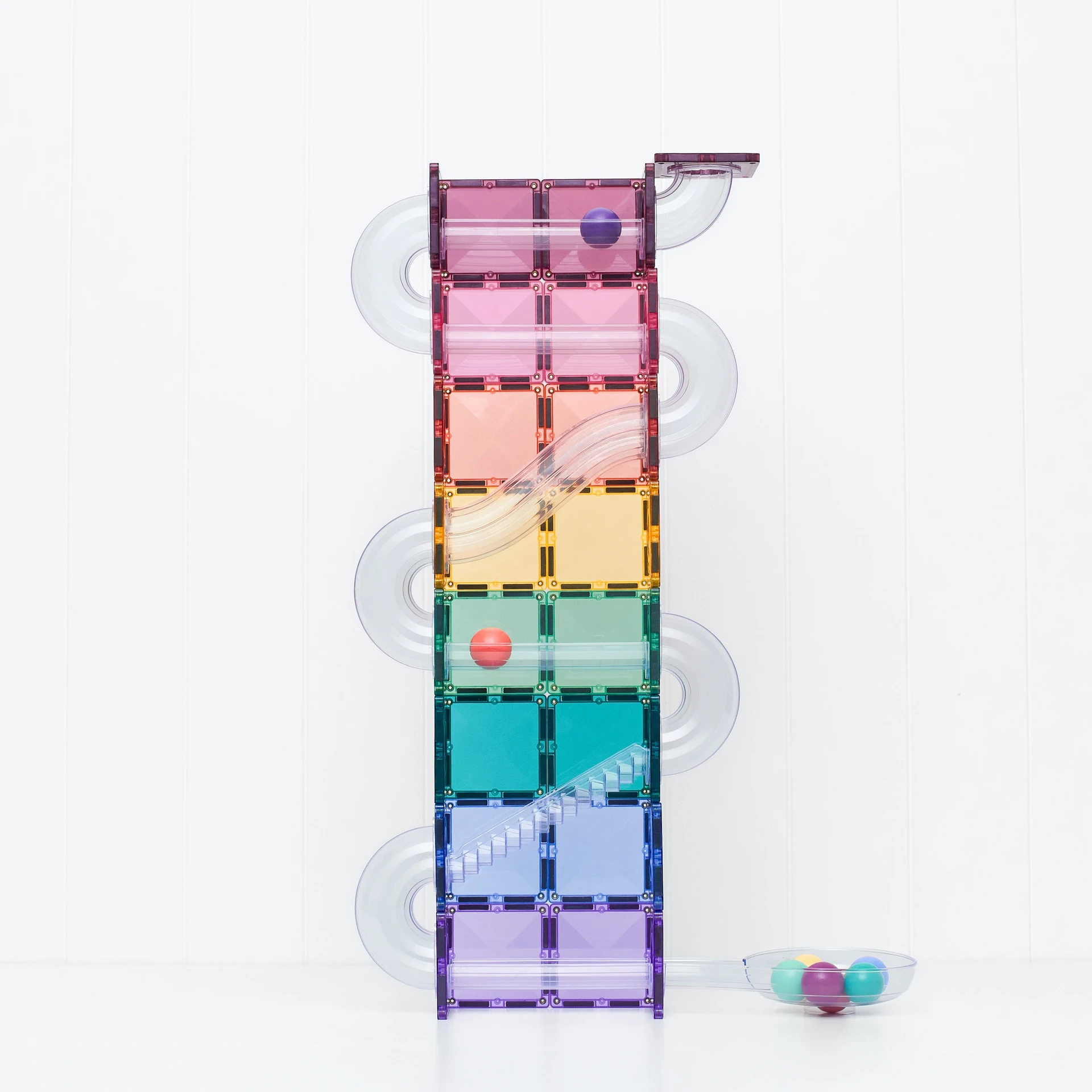 Connetix Pastel Ball Run Pack costruzioni magnetiche 114pz