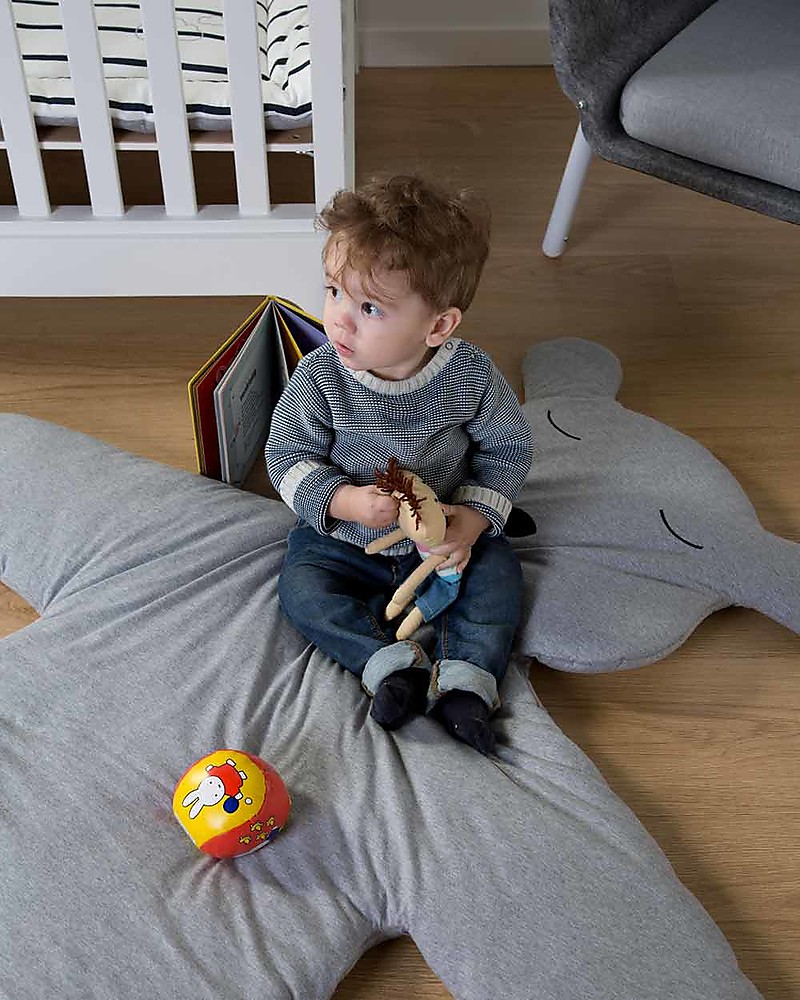 ChildHome Orso Grigio tappeto gioco 150x123 cm cotone