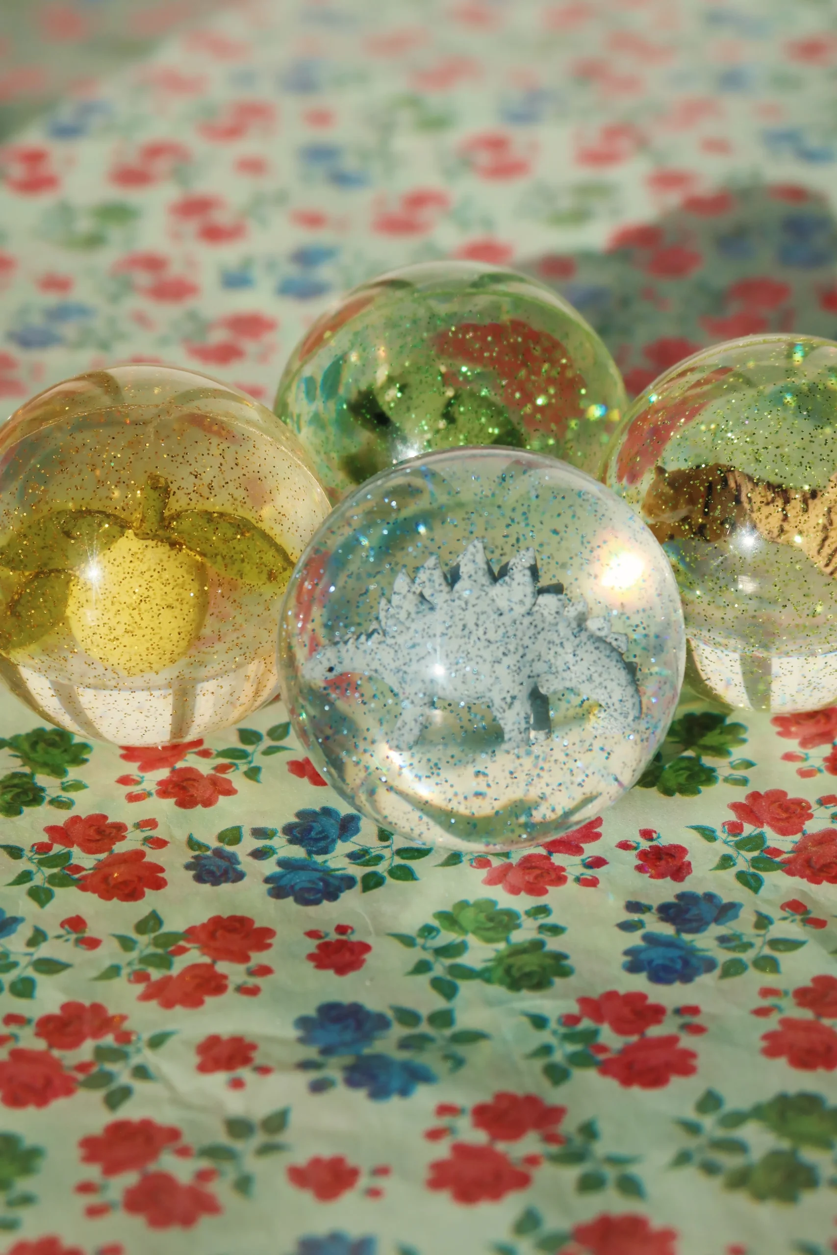 Konges Slojd Palla Rimbalzina Glitter con Personaggio 3D