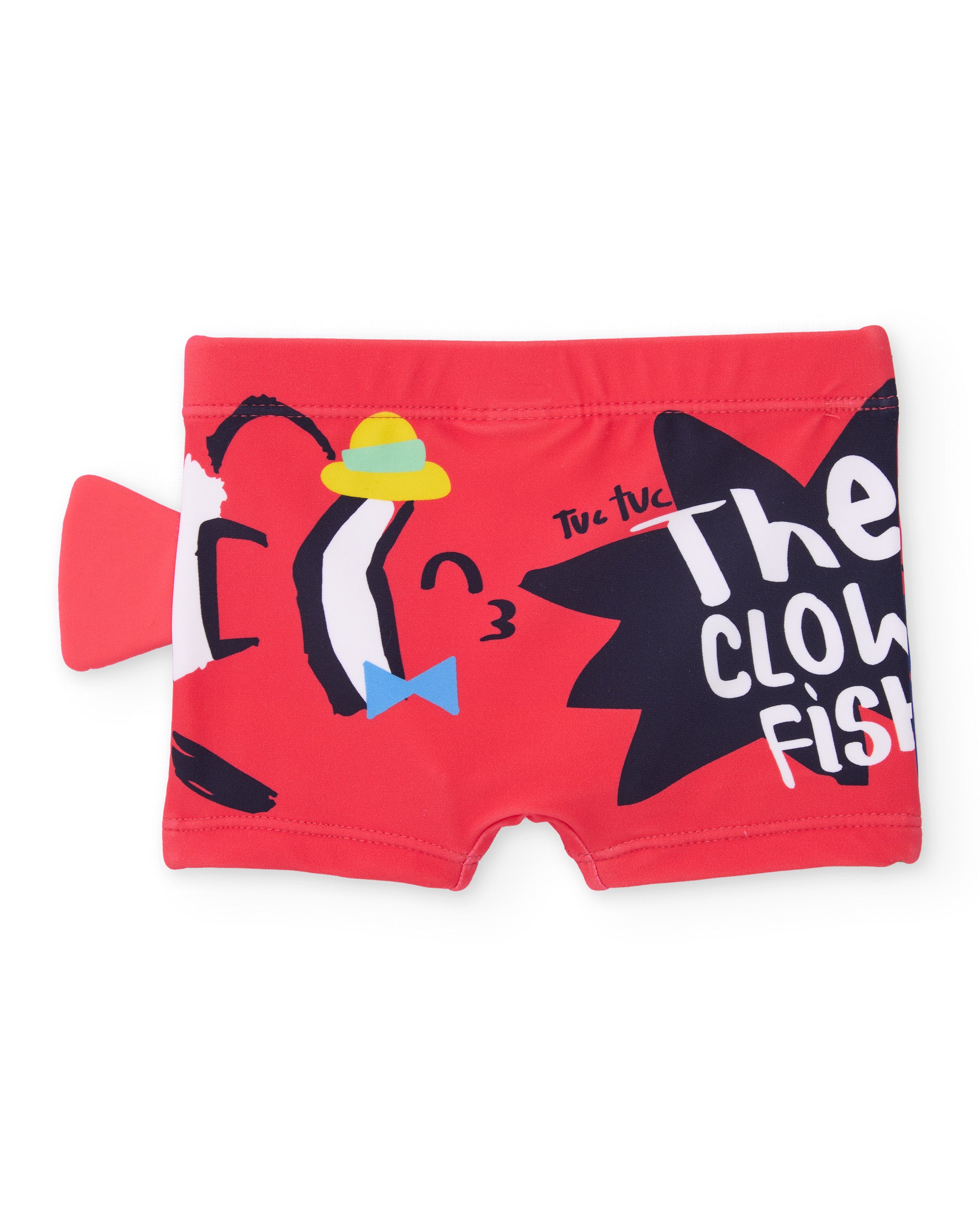 Tuc Tuc boxer mare bambino rosso pesci pinna