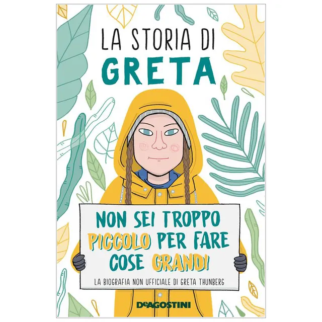 DeAgostini La storia di Greta libro biografia 144 pagine 9 anni+