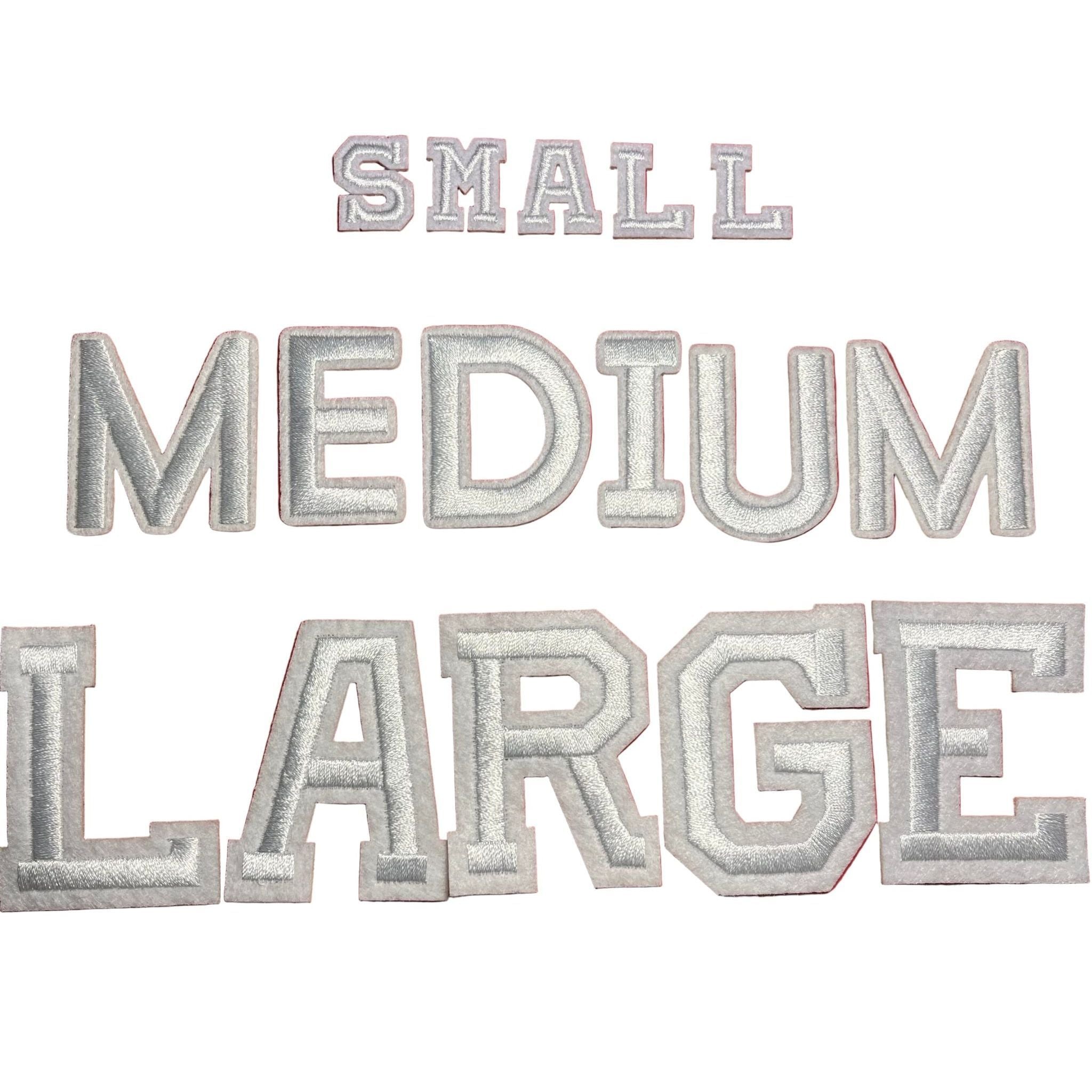 Slugs & Snails Mini Varsity lettere termoadesive 2 cm A-Z