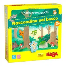 Haba Nascondino nel Bosco gioco memoria 2 anni in legno