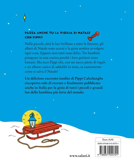 Salani Pippi Calzelunghe salva il Natale libro 32 pagine da 3 anni