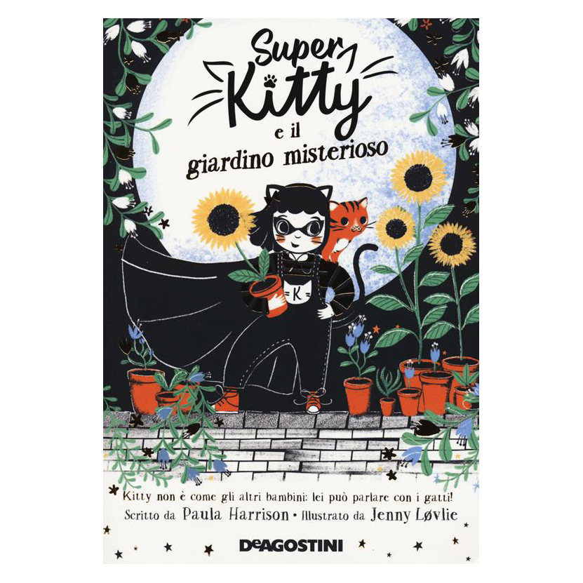 DeAgostini Super Kitty Giardino Misterioso libro 124 pagine da 6 anni