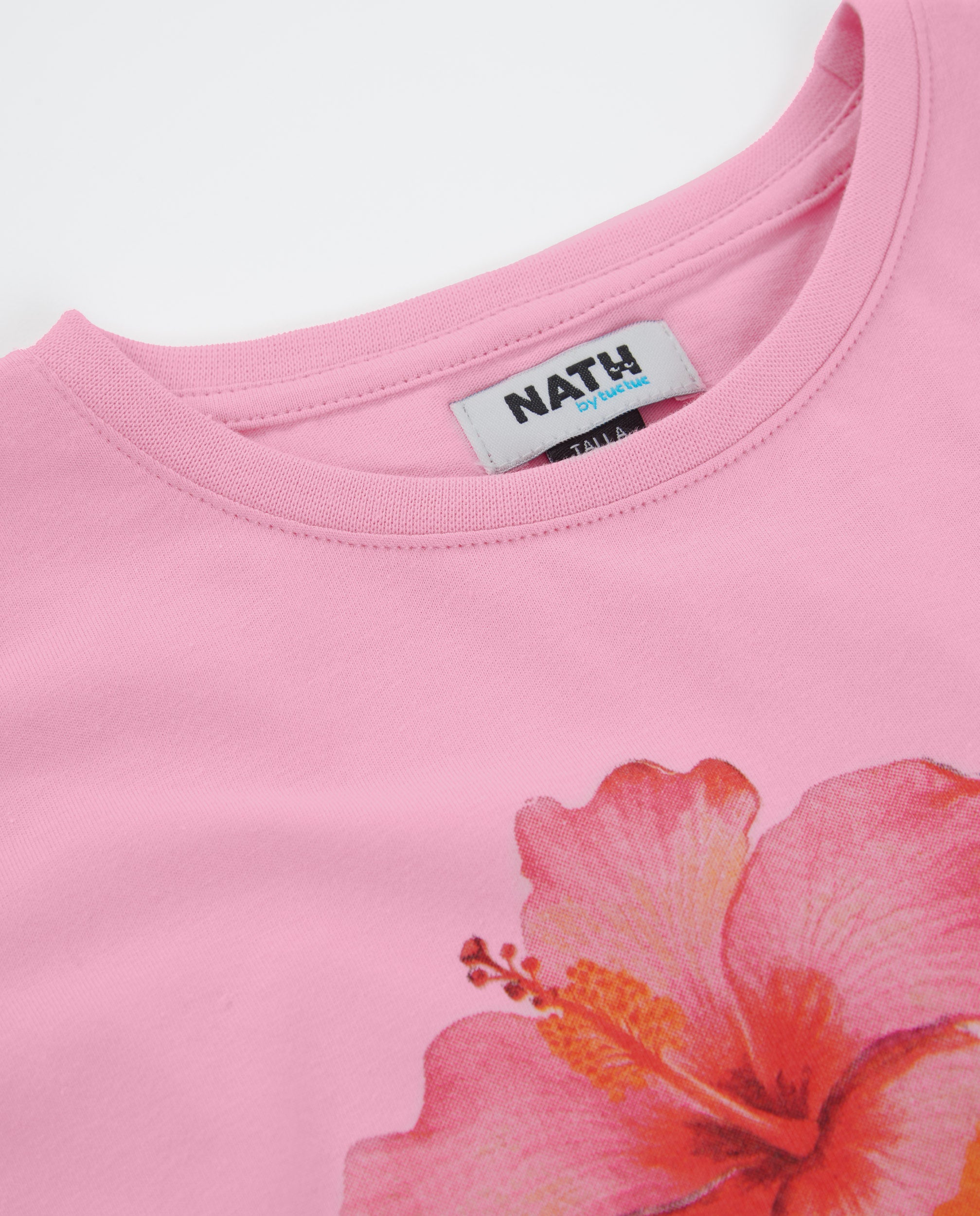 Tuc Tuc maglietta bambina ibisco rosa maniche corte
