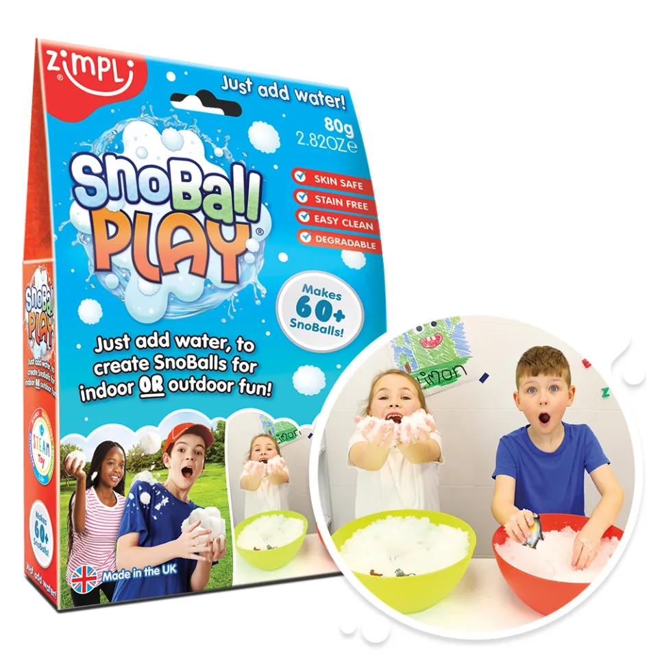 Zimpli Kids SnoBall Battle Pack neve sensoriale 60 palle