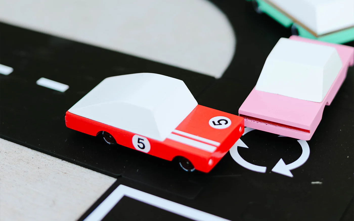 Candylab Candycar Red Racer macchinina in legno