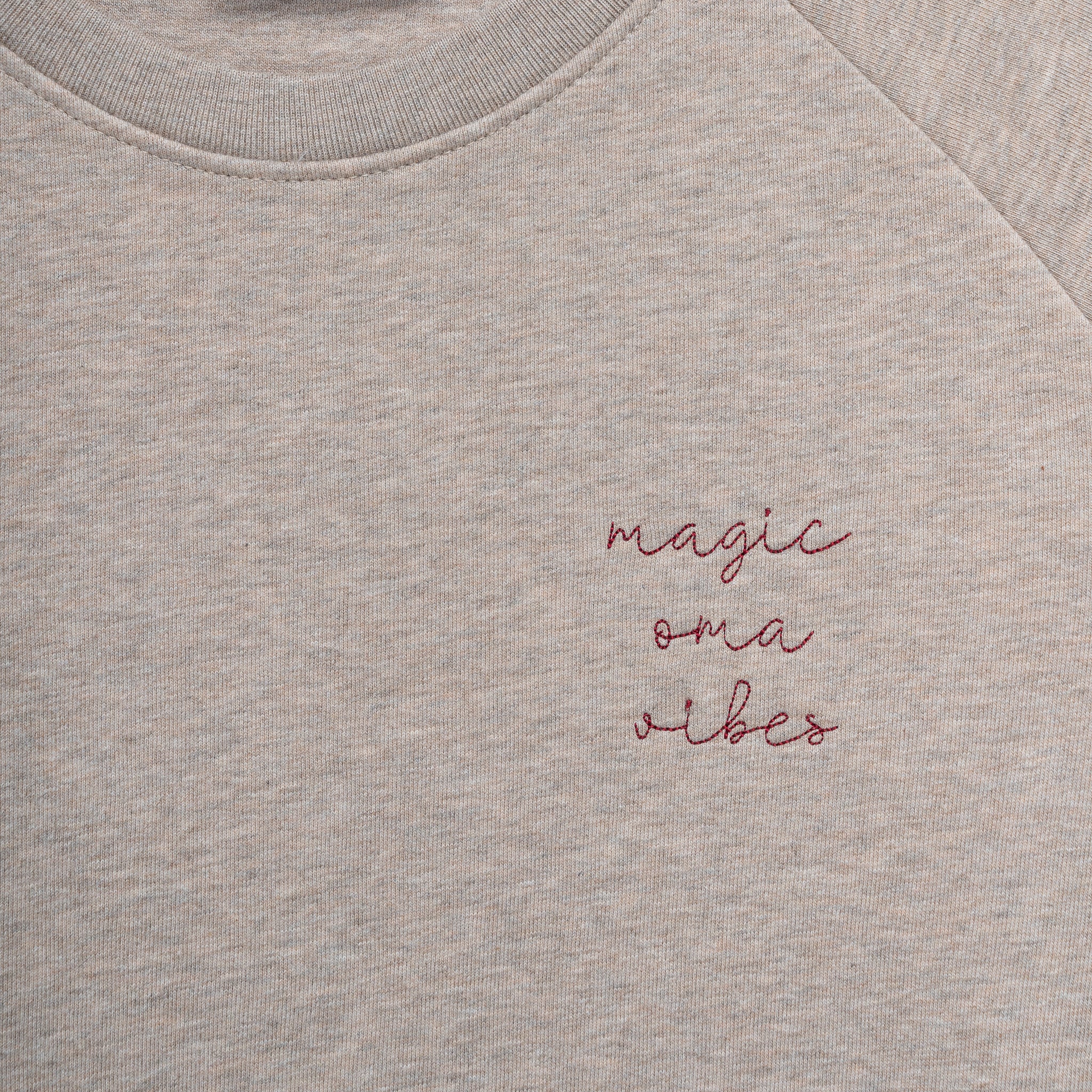 Ella and Rapha Oma Sweet Taupe felpa cotone donna