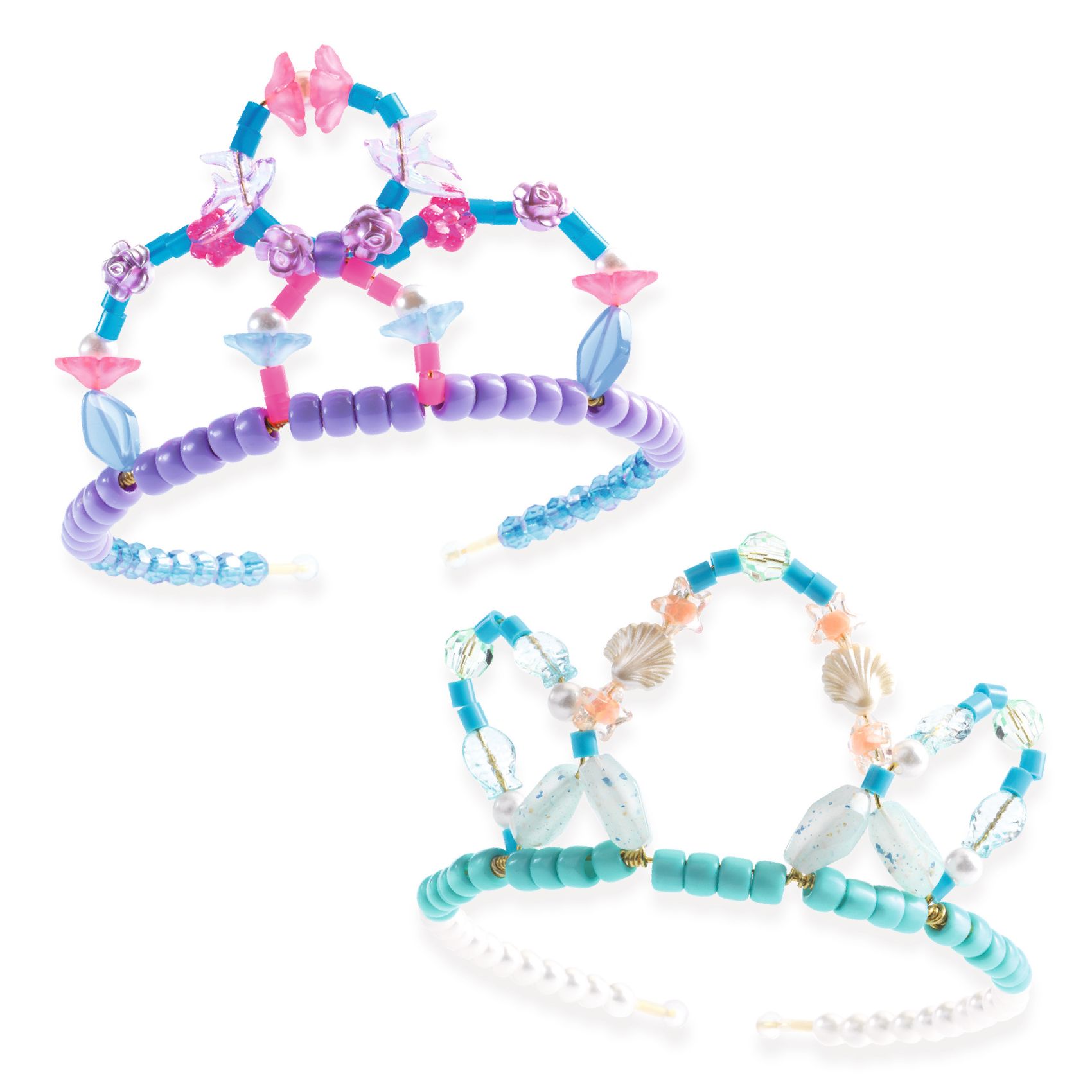 Djeco Duo Tiaras Blue kit perline 2 diademi