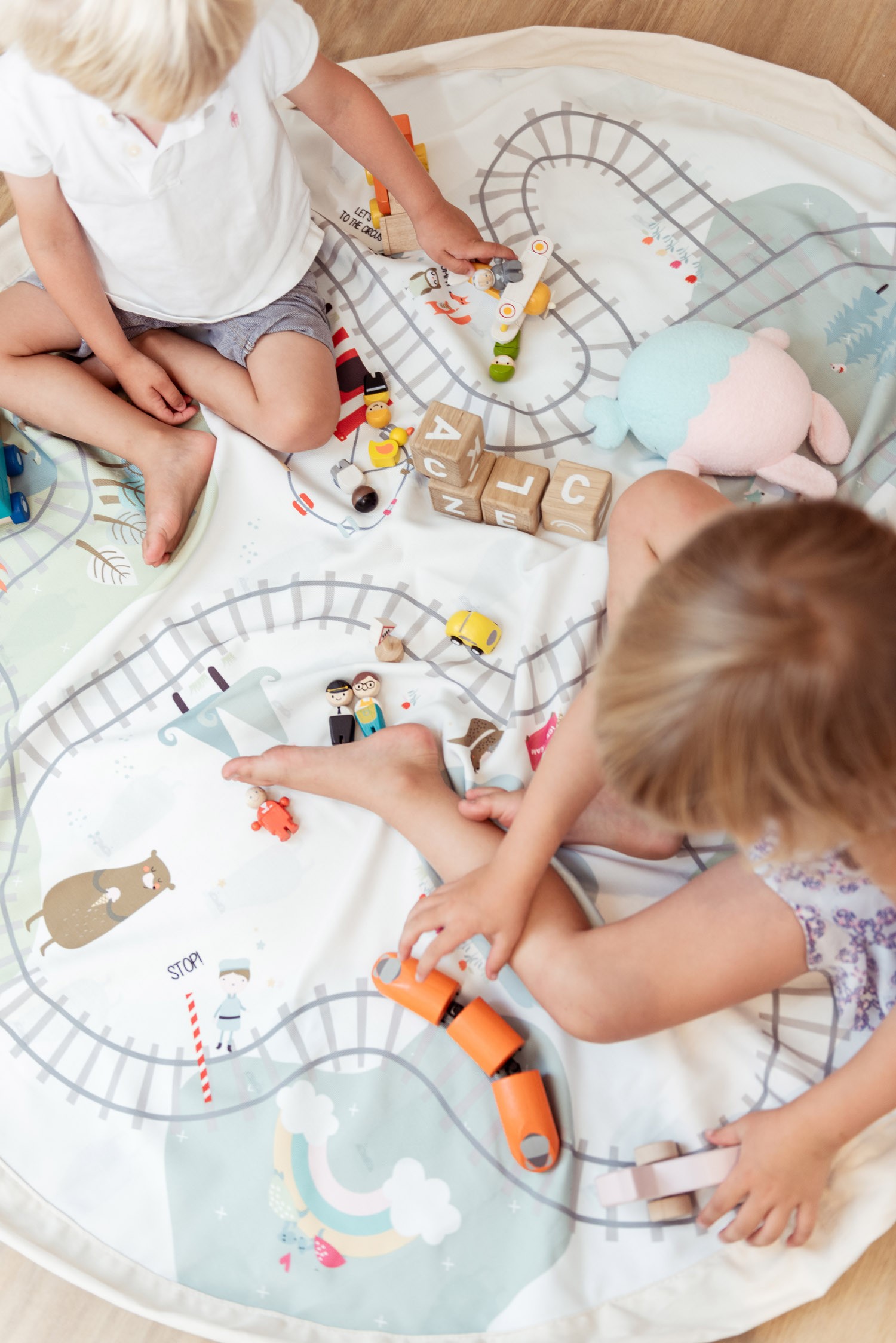 Play&Go Train Sacco Portagiochi Tappeto 140 cm