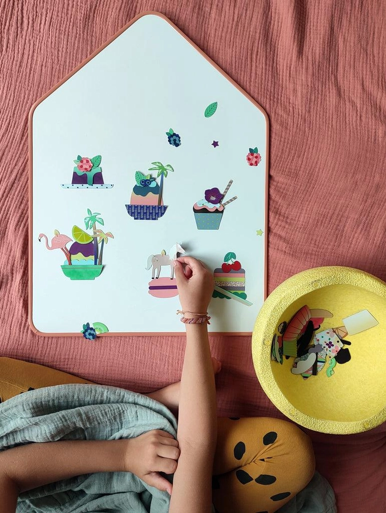 Ma Cabane à Rêves Cupcake set magneti 74 pezzi